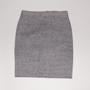 H&M | Mini Pencil Skirt | Heathered Grey